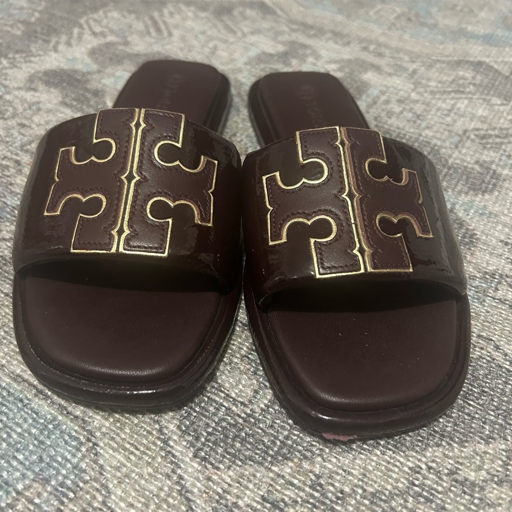 Tory Burch Dark Brown Sandals